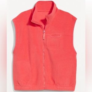 NWT Old Navy Fleece Full Zip-Up Vest Size Small